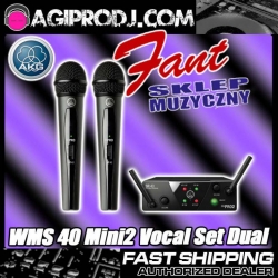 AKG WMS 40 Mini2 Dual Vocal Set mikrofon bezprzewodowy