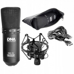 DNA DNC-1U mikrofon pojemnościowy USB + kosz