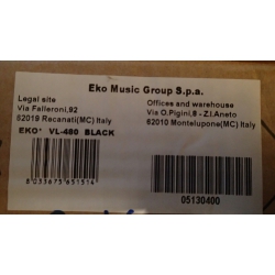 Gitara elektryczna EKO VL- 480 BLACK