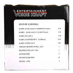 kable samochodowe VK 2 Voice Kraft zest. Car audio