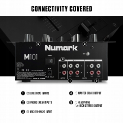 Mikser DJ Numark M101 dwukanałowy