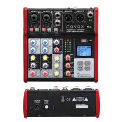 Novox M4 MKII mikser analogowy MP3,USB,Bt