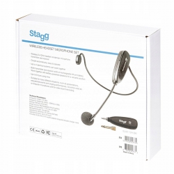 Stagg SUW 12H-BK nagłowny mikrofon bezprzewodowy