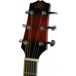 SX DG 1K II VS gitara akustyczna zestaw PACK