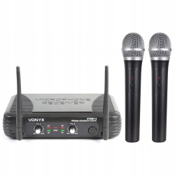 Vonyx STWM712 mikrofon bezprzewodowy podwójny zest